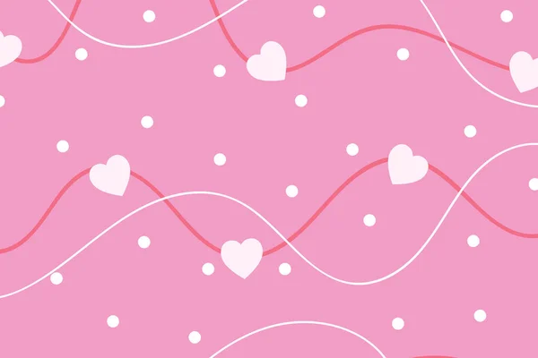 Kalpli sevgililer günü geçmişi. vektör illüstrasyonu