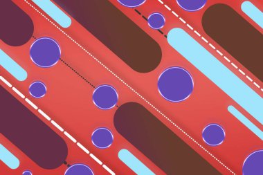 Abstract flat geometric modern background and wallpaper