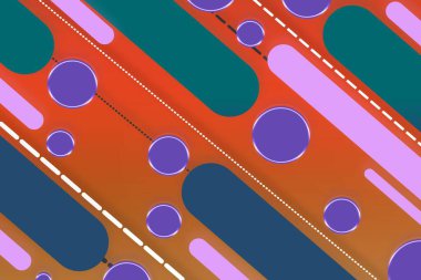 Abstract flat geometric modern background and wallpaper