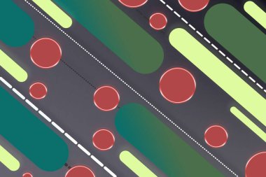 Abstract flat geometric modern background and wallpaper