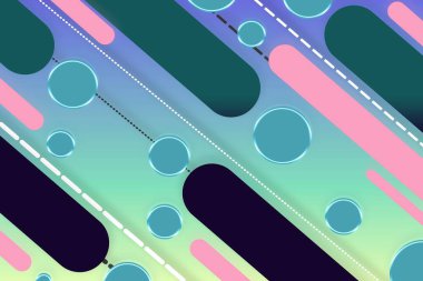 Abstract flat geometric modern background and wallpaper