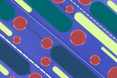 Abstract flat geometric modern background and wallpaper