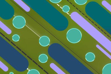 Abstract flat geometric modern background and wallpaper