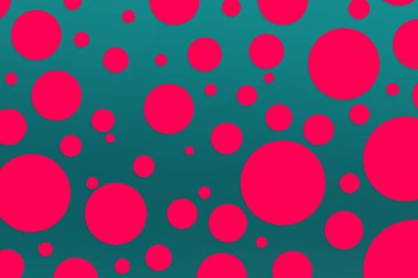 Colorful polka dot backdrop and background