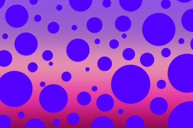 Colorful polka dot backdrop and background