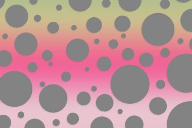 Colorful polka dot backdrop and background