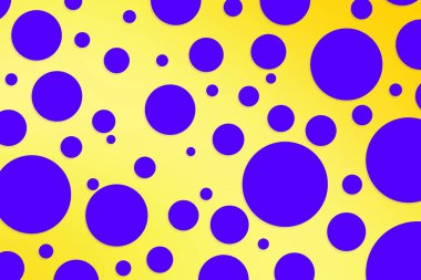 Colorful polka dot backdrop and background