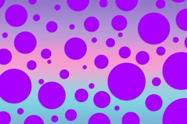 Colorful polka dot backdrop and background