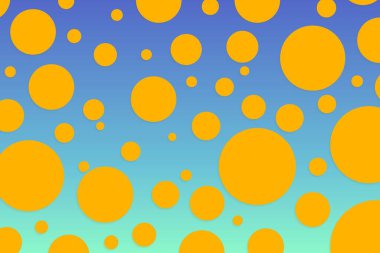 Colorful polka dot backdrop and background