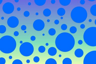 Colorful polka dot backdrop and background