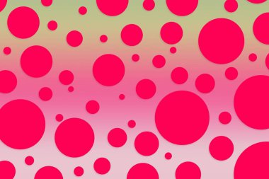 Colorful polka dot backdrop and background