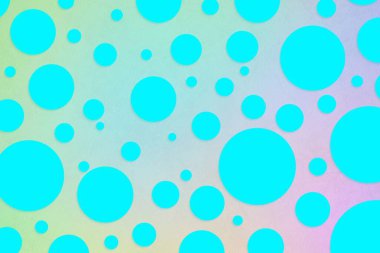 Colorful polka dot backdrop and background