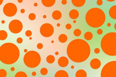 Colorful polka dot backdrop and background