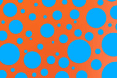 Colorful polka dot backdrop and background