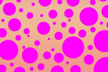 Colorful polka dot backdrop and background