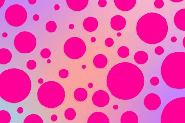 Colorful polka dot backdrop and background