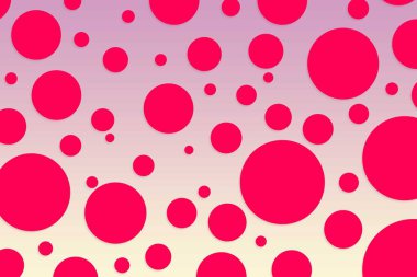 Colorful polka dot backdrop and background