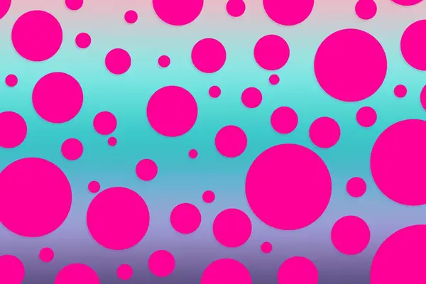 Colorful polka dot backdrop and background