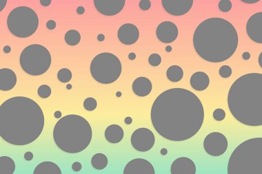 Colorful polka dot backdrop and background