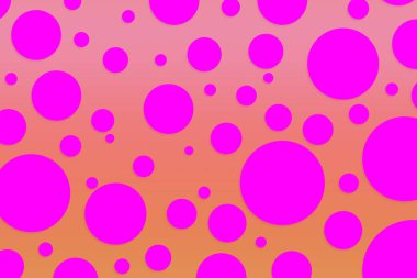 Colorful polka dot backdrop and background