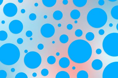 Colorful polka dot backdrop and background
