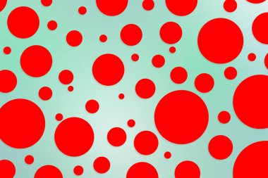 Colorful polka dot backdrop and background