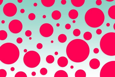Colorful polka dot backdrop and background