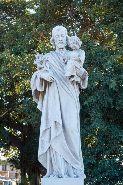 Colon Funerary Monument. National Monument of Cuba. One of the biggest cementeries in the world                               