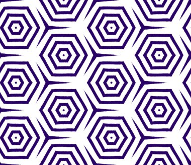 Çizgili el çizimi desen. Mor simetrik kaleydoskop arka planı. Tekstil hazır, kusursuz baskı, mayo kumaş, duvar kağıdı, ambalaj. Çizgili elle çizilmiş fayans tekrarlanıyor.