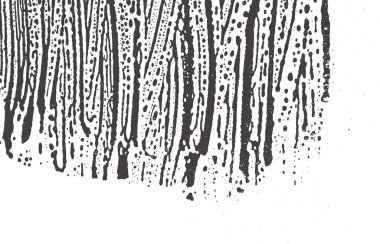 Grunge dokusu. Kederli siyah gri iz. Harika bir geçmiş. Gürültü iğrenç grunge dokusu. Büyüleyici sanatsal yüzey. Vektör illüstrasyonu.