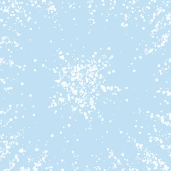 Πτώση Νιφάδες Χιονιού Χριστουγεννιάτικο Φόντο Λεπτές Νιφάδες Χιονιού Και Αστέρια — Διανυσματικό Αρχείο