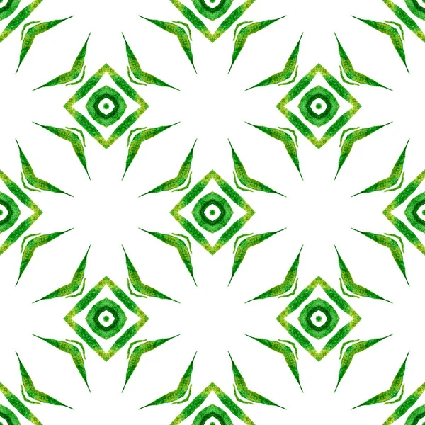 Textilfertiger Bezaubernder Druck Bademodenstoff Tapeten Verpackung Grünes Formschönes Boho Chic — Stockfoto