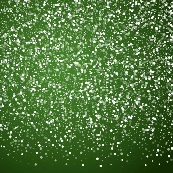 Magie Tombant Neige Fond Noël Subtiles Flocons Neige Volant Étoiles — Image vectorielle