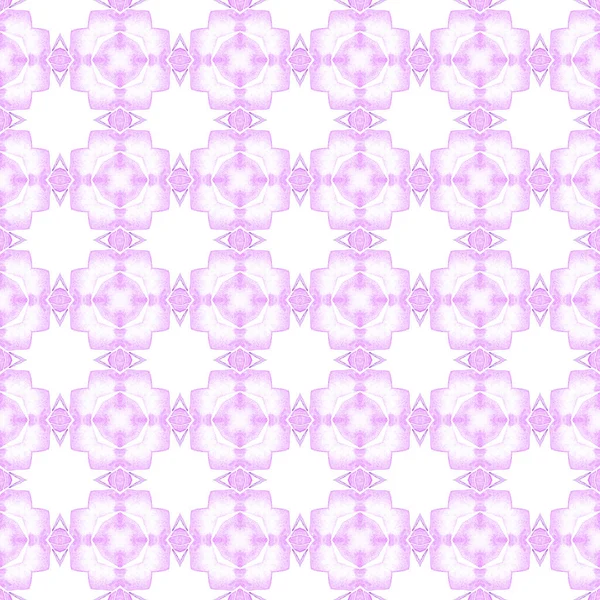 Ручная Роспись Акварели Границы Фиолетовый Несмываемый Шик Летнего Дизайна Плиточный — стоковое фото