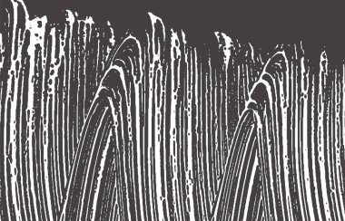 Grunge dokusu. Kederli siyah gri iz. Etkileyici bir geçmiş. Gürültü iğrenç grunge dokusu. Parlak sanatsal yüzey. Vektör illüstrasyonu.