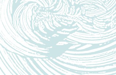 Grunge dokusu. Üzücü mavi iz. Büyüleyici bir geçmiş. Gürültü iğrenç grunge dokusu. Sanatsal bir yüzey. Vektör illüstrasyonu.