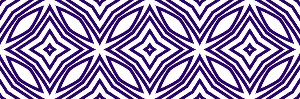 手描きのシームレスなパターンをストライプ 紫色の対称万華鏡の背景 縞模様の手描きの境界を繰り返します 背景のためのエキゾチックな装飾デザイン要素 — ストック写真