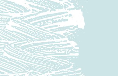 Grunge dokusu. Üzücü mavi iz. Hoş bir geçmiş. Gürültü iğrenç grunge dokusu. Güzel sanatsal bir yüzey. Vektör illüstrasyonu.