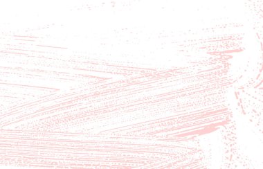 Grunge dokusu. Üzücü pembe iz. Etkileyici bir geçmiş. Gürültü iğrenç grunge dokusu. Seçkin sanatsal yüzey. Vektör illüstrasyonu.