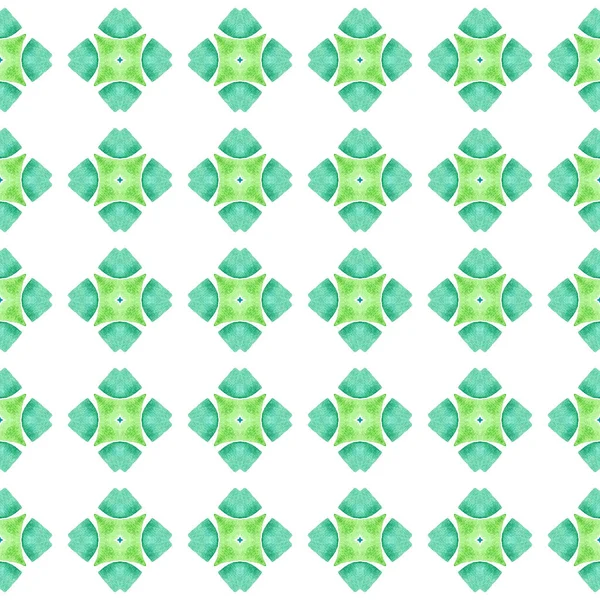 바다없는 패턴입니다 녹색의 디자인 손으로 바다없는 놀라운 인쇄를 수영복을 벽지를 — 스톡 사진
