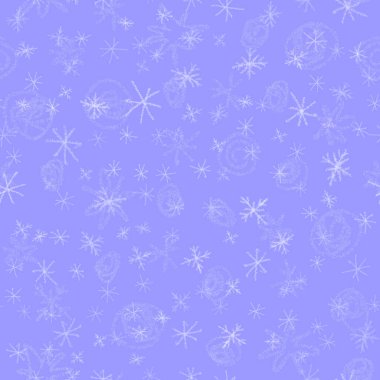 El yapımı kar taneleri, Noel 'de kusursuz desen. Tebeşirle kar tanelerinin üzerinde uçan kar taneleri. Harika tebeşirle çizilmiş kar örtüsü. En uygun tatil sezonu dekorasyonu.