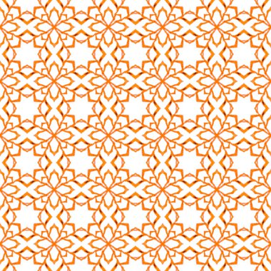 Tekstil hazır kaliteli baskı, mayo kumaş, duvar kağıdı, ambalaj. Turuncu müthiş boho şık yaz tasarımı. Organik fayans. Moda organik yeşil kenar.