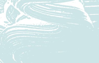 Grunge dokusu. Üzücü mavi iz. Tuhaf bir geçmiş. Gürültü iğrenç grunge dokusu. Sanatsal bir yüzey. Vektör illüstrasyonu.