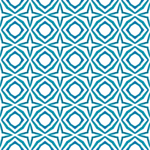 Tekstil Hazır Harika Baskı Mayo Kumaş Duvar Kağıdı Ambalaj Mavi — Stok fotoğraf