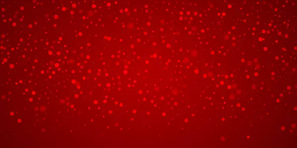 Прекрасний Різдвяний Фон Снігом Тонкі Літаючі Снігові Пластівці Зірки Різдвяному — стоковий вектор