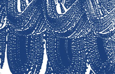 Grunge dokusu. Üzüntü çivit pürüzü. Enerjik arka plan. Gürültü iğrenç grunge dokusu. Hoş sanatsal bir yüzey. Vektör illüstrasyonu.