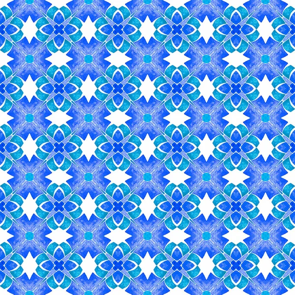 Μοντέρνο Οργανικό Πράσινο Σύνορο Μπλε Grand Boho Κομψό Σχεδιασμό Του — Φωτογραφία Αρχείου