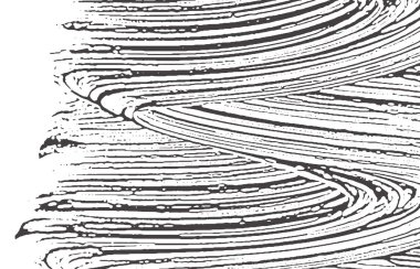 Grunge dokusu. Kederli siyah gri iz. Canlı olarak. Gürültü iğrenç grunge dokusu. Duygusal sanatsal yüzey. Vektör illüstrasyonu.