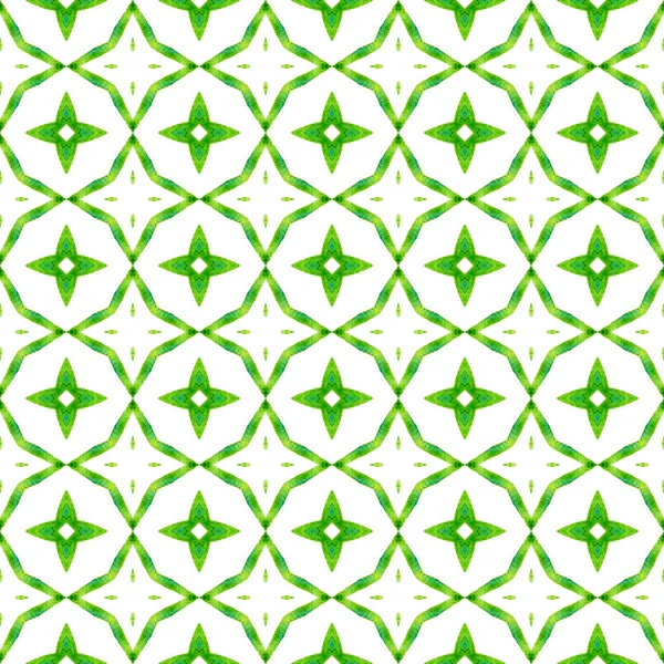 Textilní Tisk Tkaniny Plavky Tapety Obaly Zelená Zvědavý Boho Elegantní — Stock fotografie