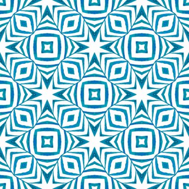 Oryantal arabesk el çizimi sınır. Mavi sıra dışı boho şık yaz tasarımı. Tekstil hazır muhteşem baskı, mayo kumaş, duvar kağıdı, ambalaj. Arabesk el çizimi tasarımı.